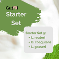 L. reuteri + B. coagulans + L. gasseri | Set Starter per Yogurt | SIBO | Colture Starter | Confezione da 3