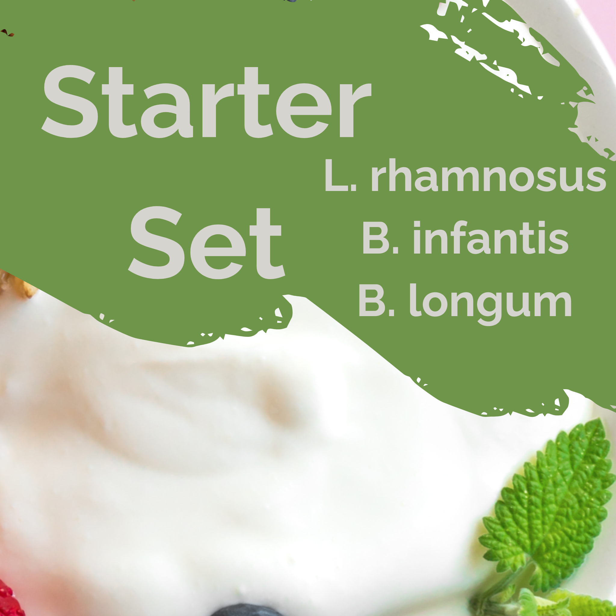 L. rhamnosus + B. infantis + B. longum | Set Starter Yogurt | Equilibrio Intestinale | Colture Starter | Confezione da 3